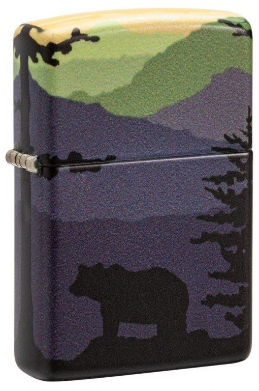 Benzínový zapalovač Zippo Bear Landscape Design