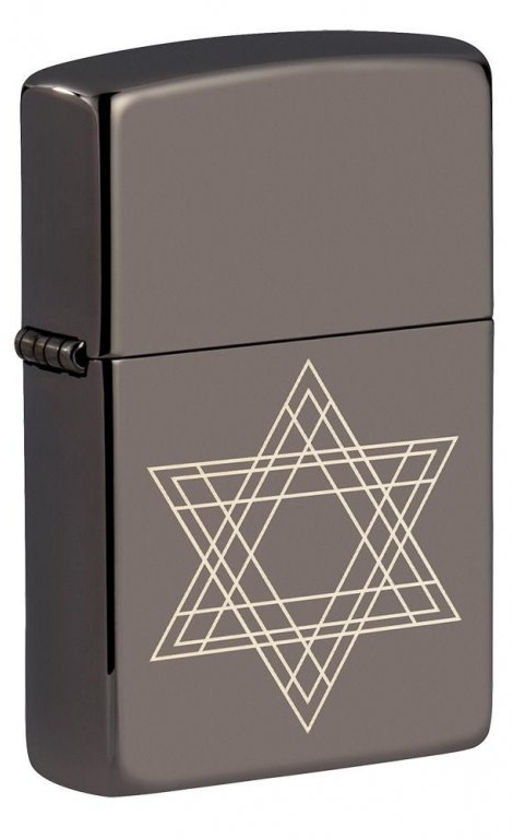 Benzínový zapalovač Zippo Star of David Design