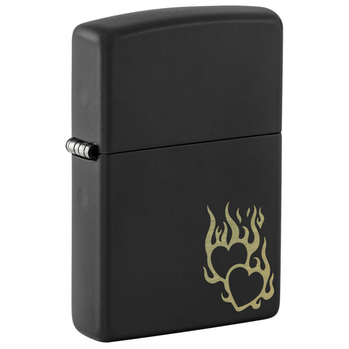 Benzínový zapalovač Zippo Fire Heart Design