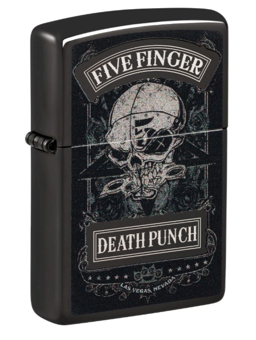 Benzínový zapalovač Zippo 66162 Five Finger Death Punch Skull