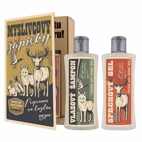 Sada kniha pro myslivce – gel 200 ml a šampon 200 ml