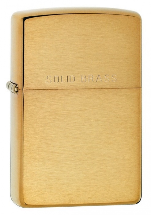 Benzínový zapalovač Zippo Solid Brass 23001 