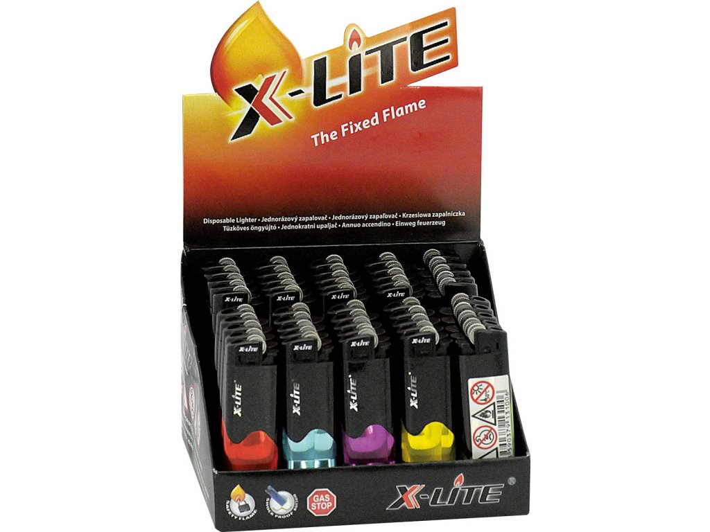 Zapalovač XLITE XHF8019S Shiny Metal