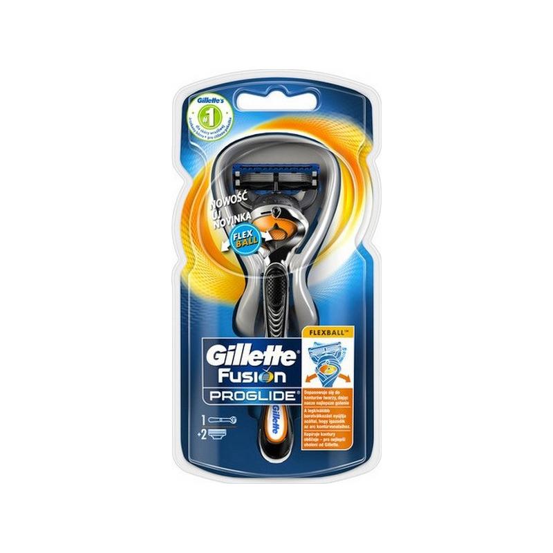 Gillette Fusion ProGlide Flexball holicí strojek + náhradní hlavice 2 kusy, pro muže