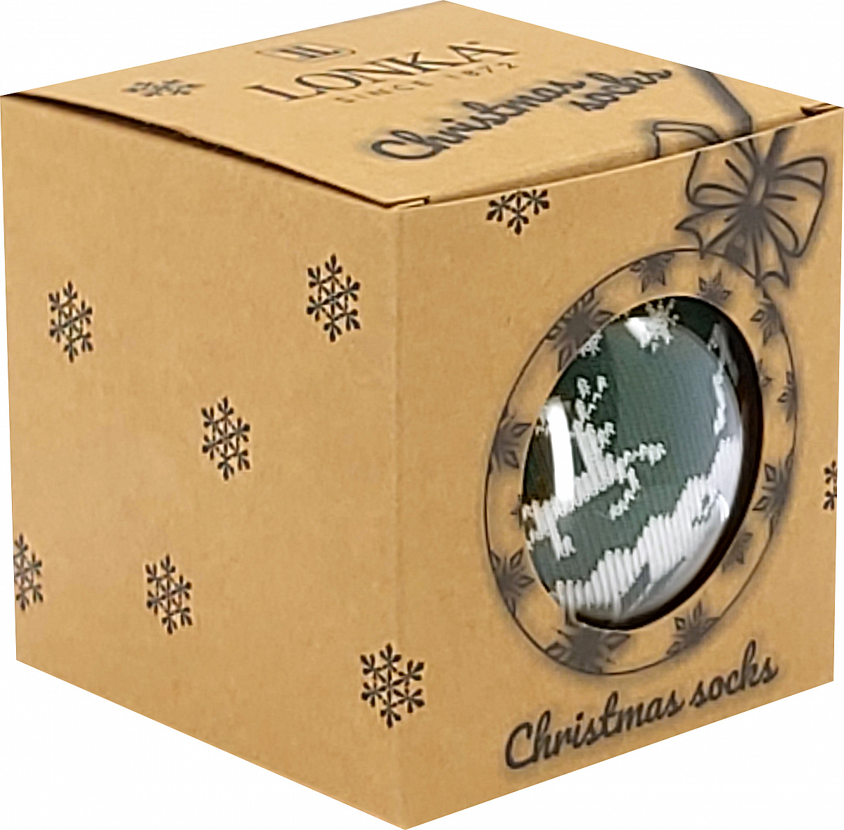 Ponožky Elfi ve vánoční ozdobě