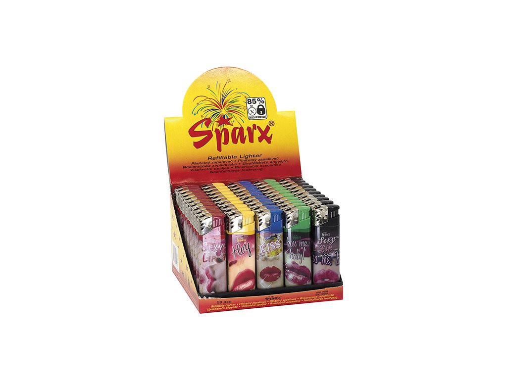 Zapalovač jednorázový SPARX P1823 Sexy Lips