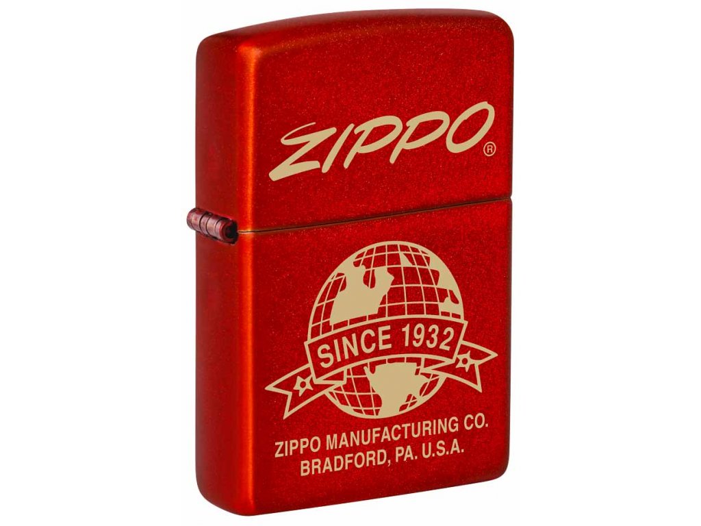 Benzínový zapalovač Zippo Logo Globe