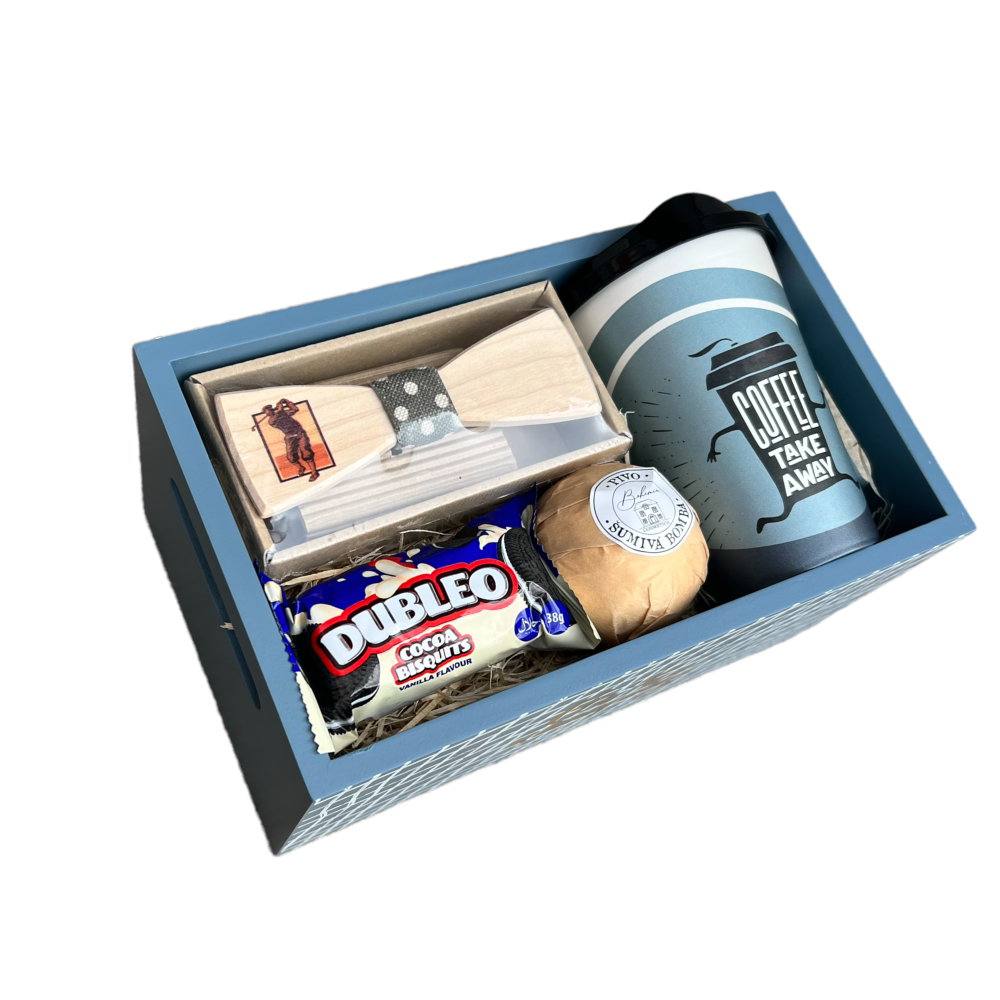 Dřevěná dárková bedna – pro golfistu