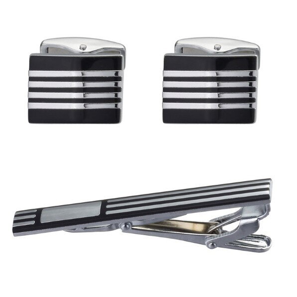 Manžetové knoflíčky a spona na kravatu 70912-01