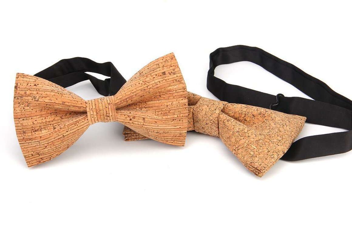 Dřevěný korkový motýlek 709304