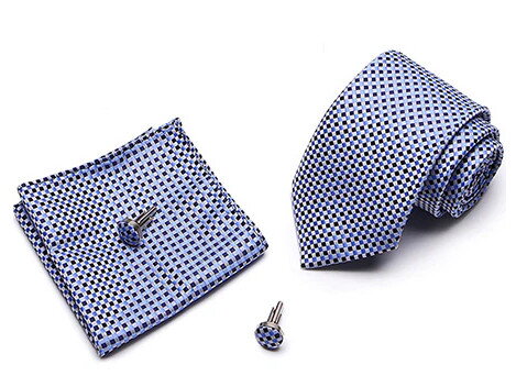 Kravata, manžetové knoflíčky a kapesníček 7081-02
