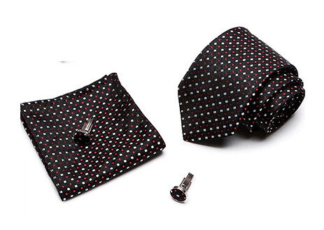 Kravata, manžetové knoflíčky a kapesníček 7081-07