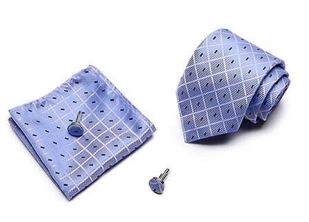 Kravata, manžetové knoflíčky a kapesníček 7081-16