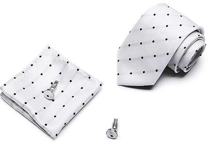Kravata, manžetové knoflíčky a kapesníček 7081-24