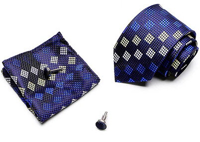 Kravata, manžetové knoflíčky a kapesníček 7081-33