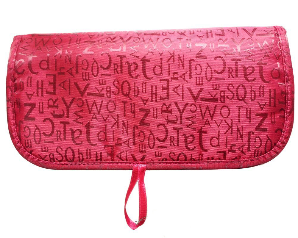 Taška na kosmetiku rolovací červená 407-26