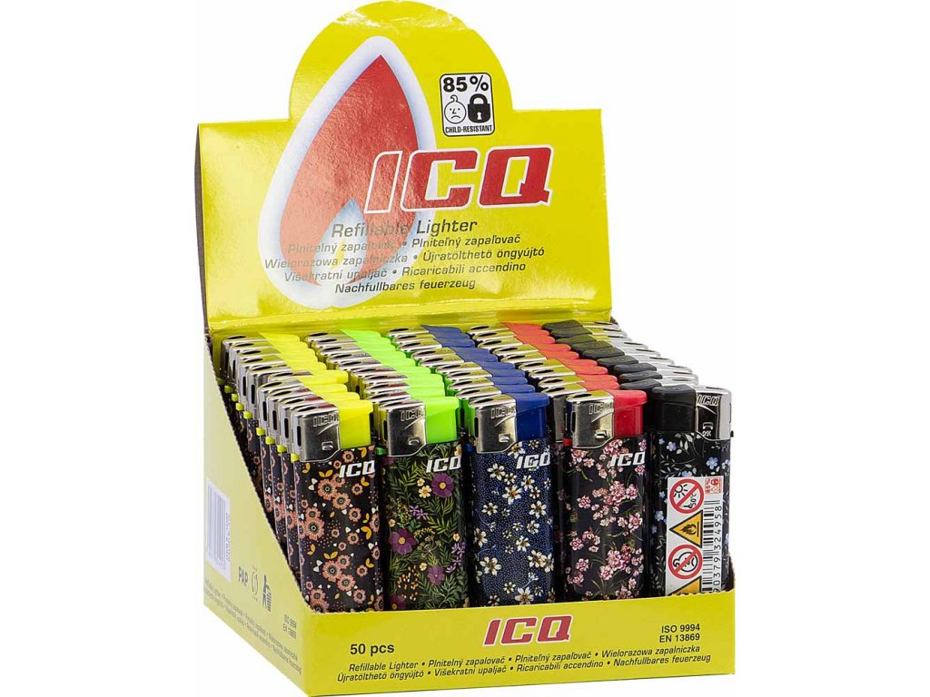 Zapalovač ICQ X5 Flowers