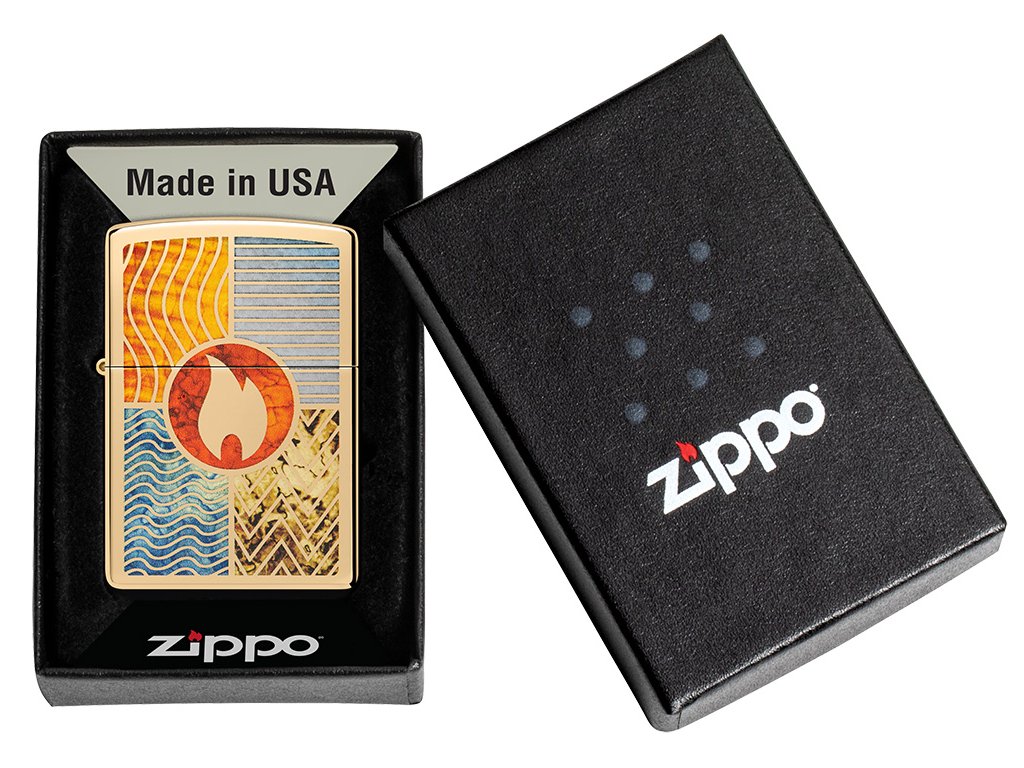 Zapalovač Zippo Elements of Earth Design