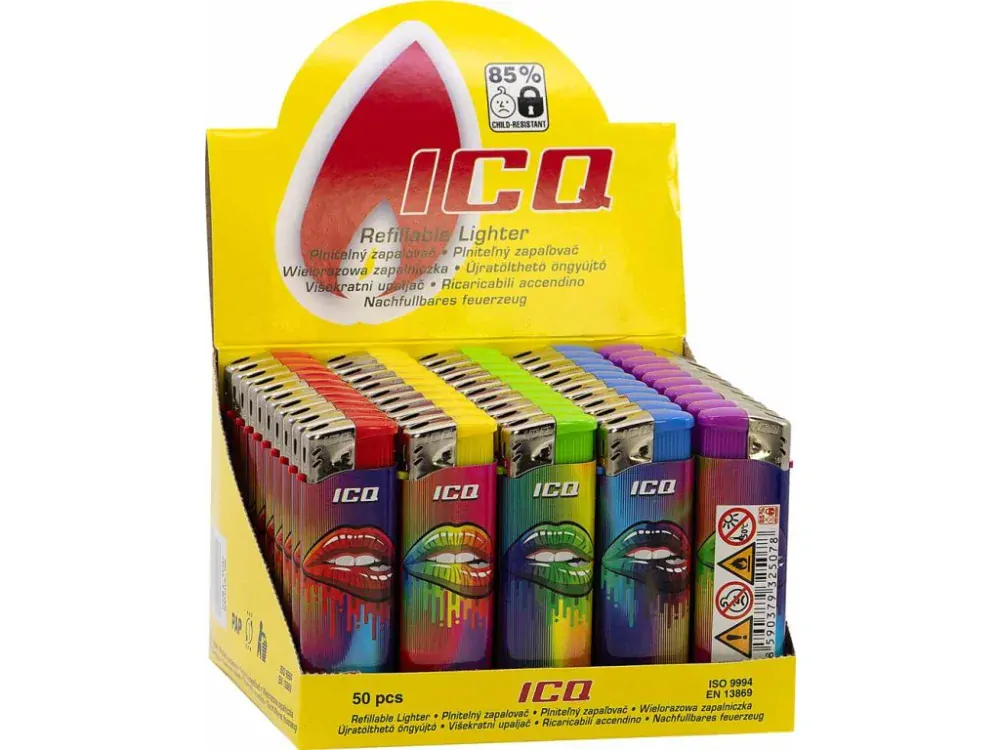 Zapalovač ICQ XHD007 Lips