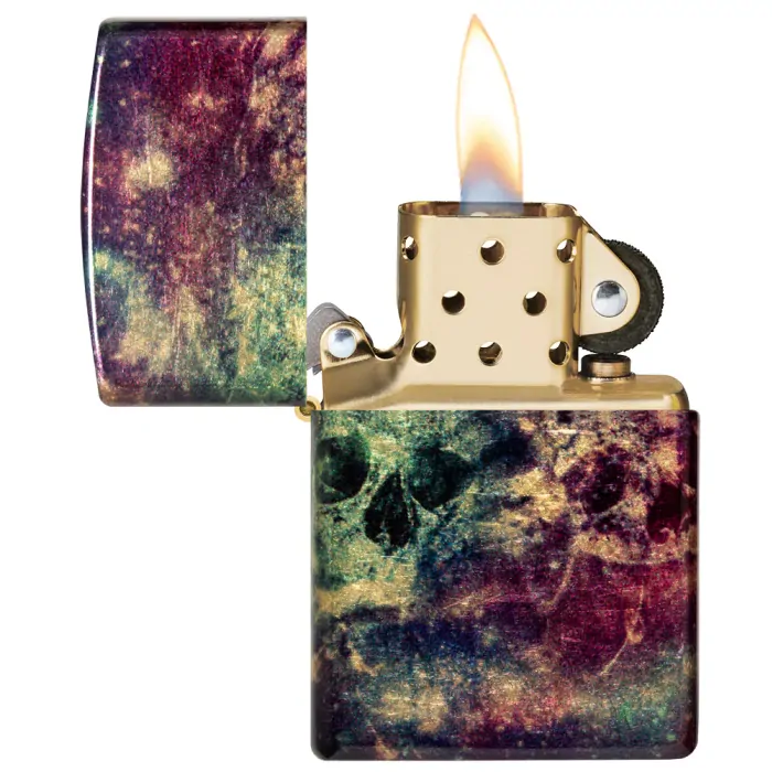 Benzínový zapalovač Zippo Galaxy Skull Design
