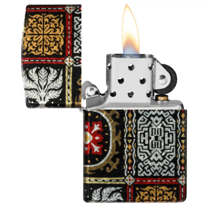 Benzínový zapalovač Zippo Tapestry Pattern Design