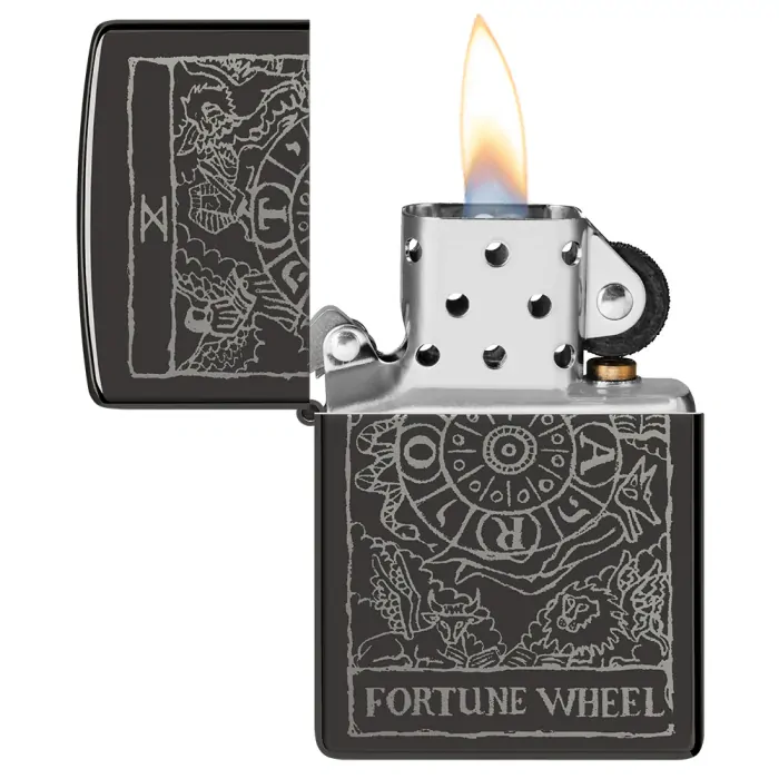 Benzínový zapalovač Zippo Wheel of Fortune Design