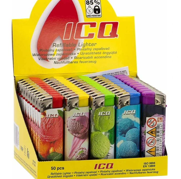 Zapalovač  ICQ XHD007 Ice Cream