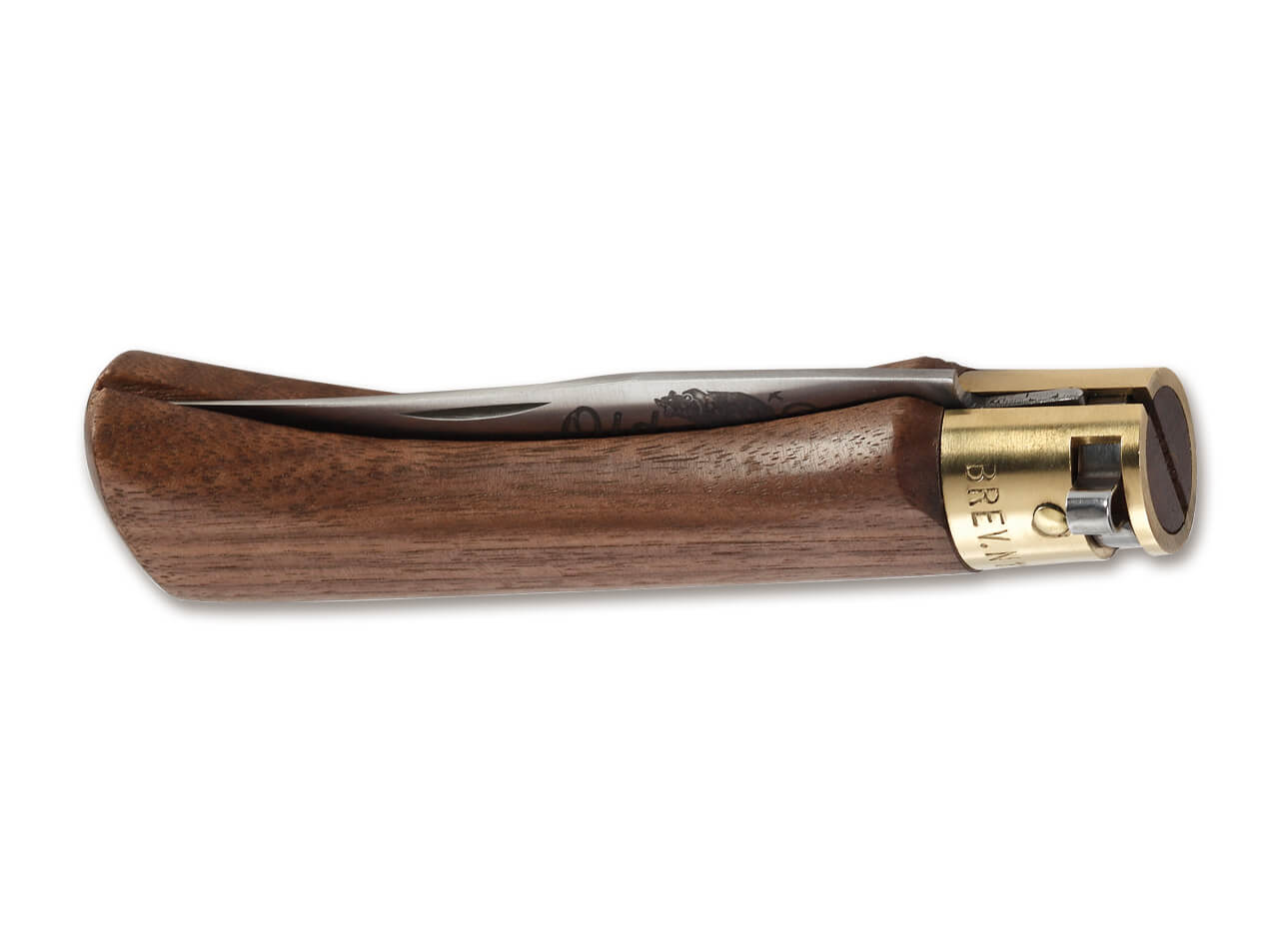 Kapesní nůž L Walnut Carbon Steel