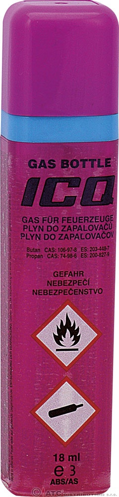 ICQ plyn do zapalovačů 18ml 10024