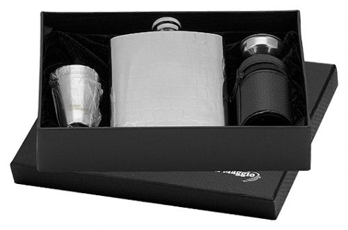 Kapesní ocelová nerezová lahev 97089