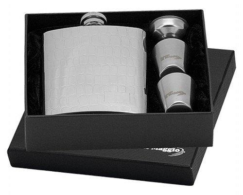 Kapesní ocelová nerezová lahev 97065