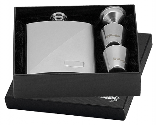 Kapesní ocelová nerezová lahev 97069