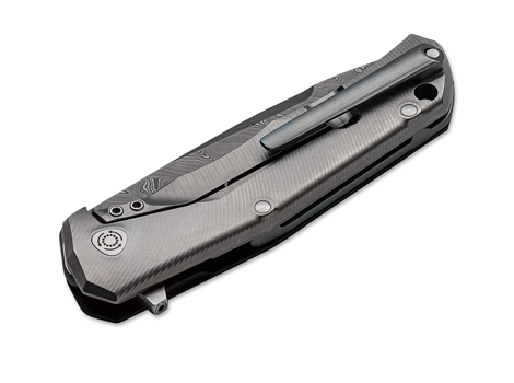 Kapesní nůž LionSteel T.R.E. Damascus Raindrop Carbon