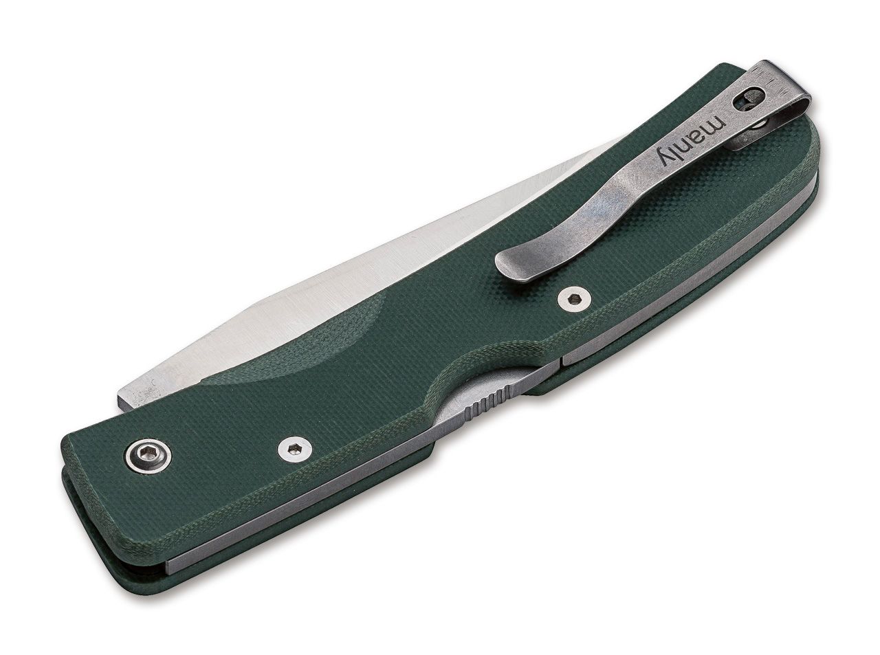 Kapesní nůž Manly Peak Military Green CPM Two Hand