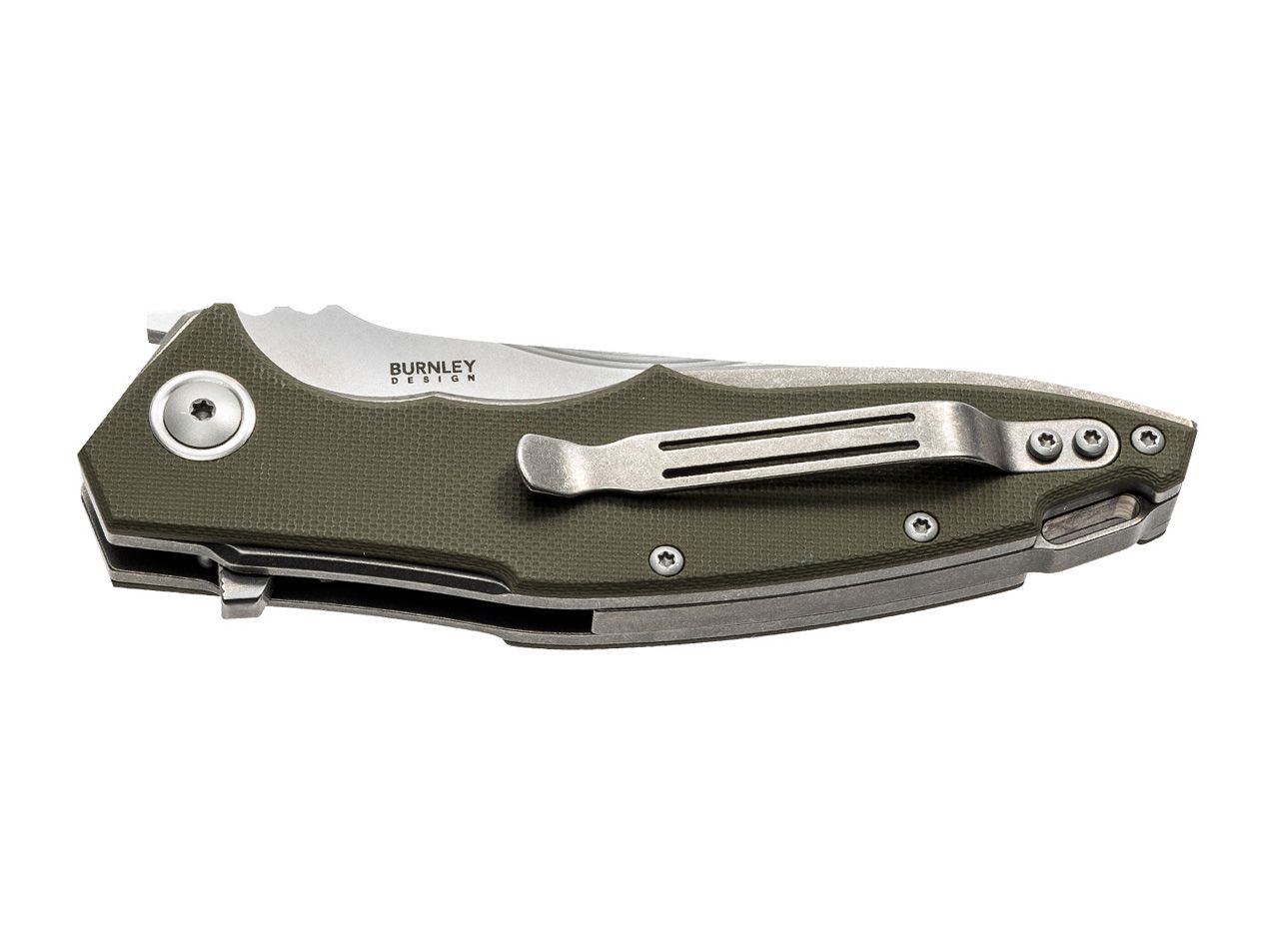 Kapesní nůž MKM Raut Olive Drab G10 Flipper