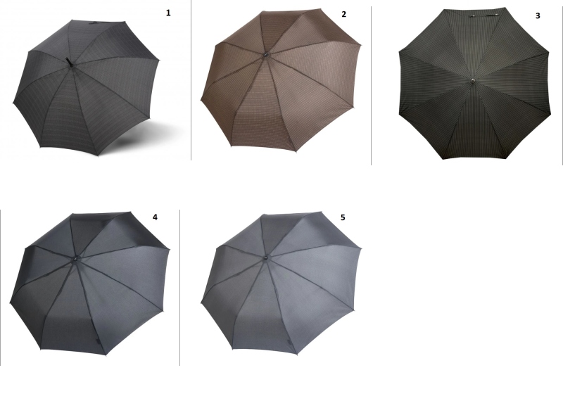 Pánský holový vzorovaný vystřelovací deštník