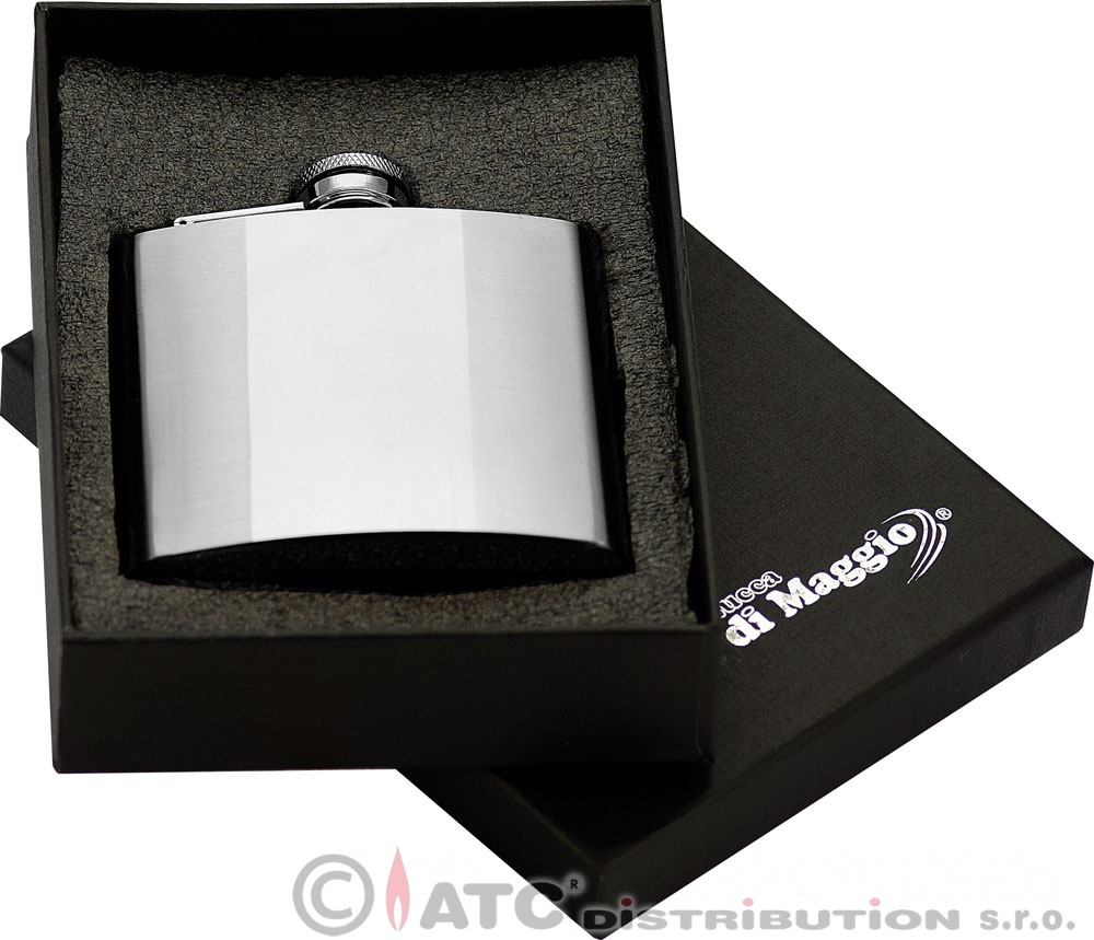 Kapesní ocelová nerezová lahev 98443