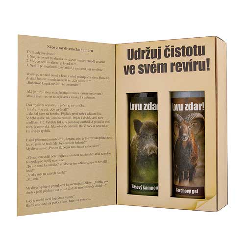 Sada kniha pro myslivce – gel 200 ml a šampon 200 ml