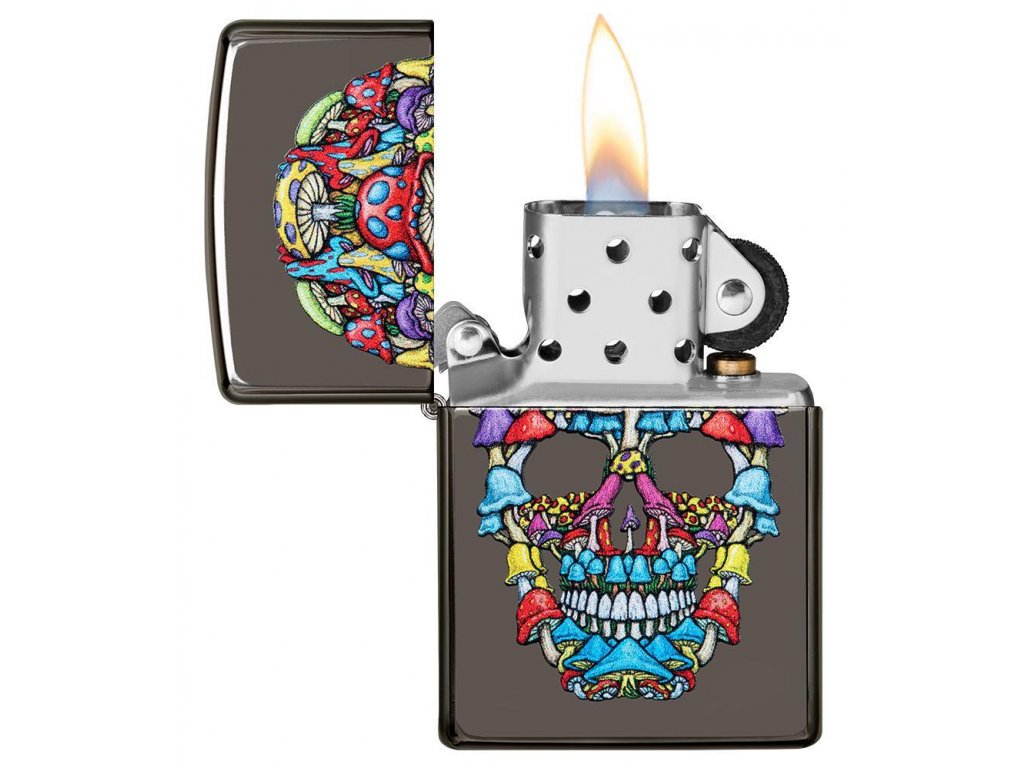 Benzínový zapalovač Zippo Skull Design