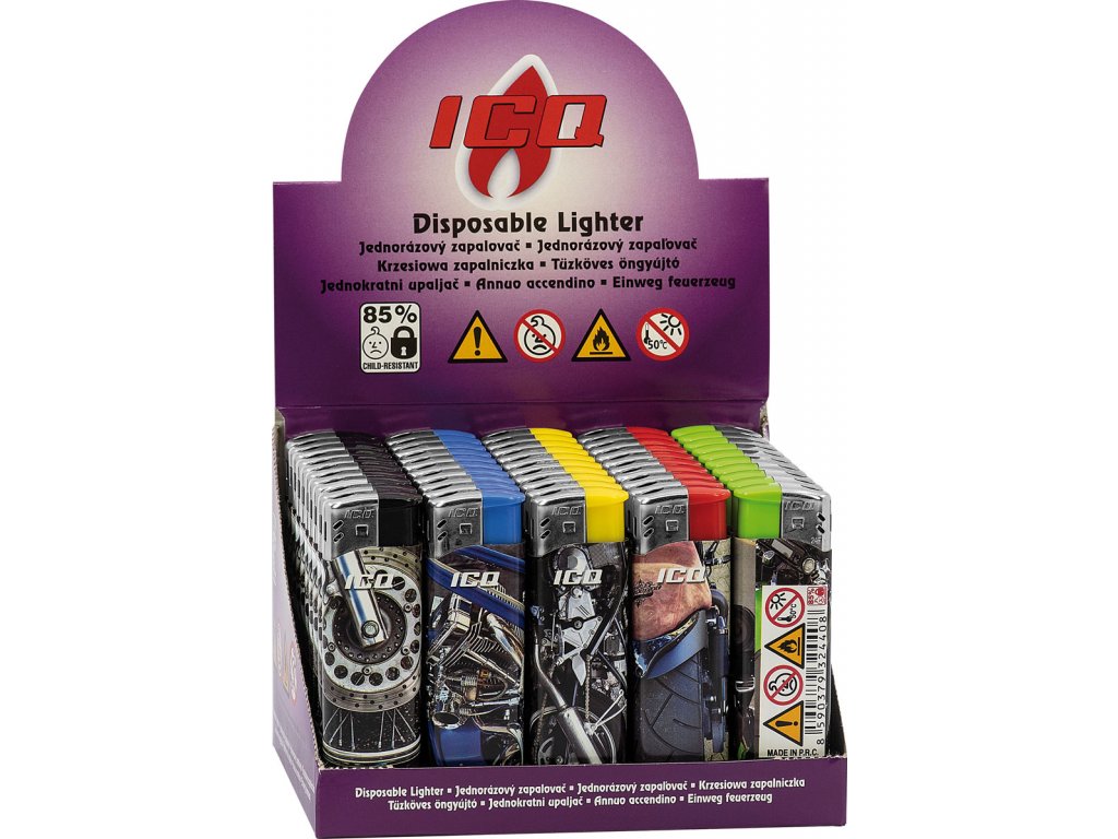 Zapalovač ICQ Motorbike