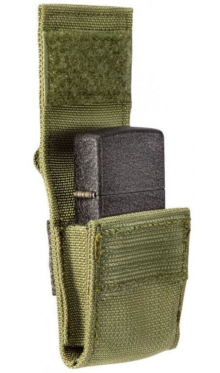 Sada taktické pouzdro + Zippo zapalovač 26075 Black Crackle™