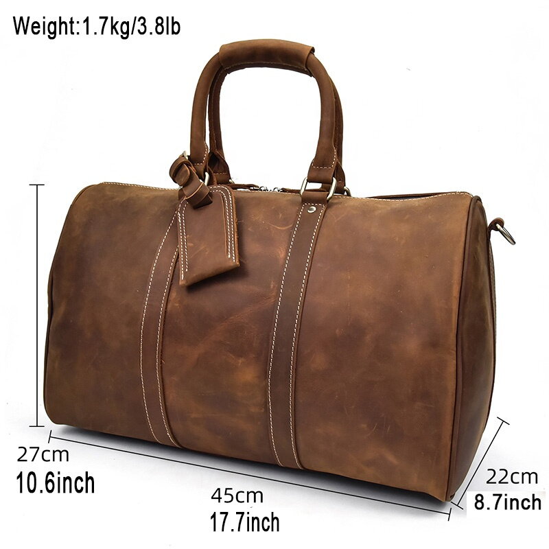 Cestovní taška z hovězí kůže 59397-16