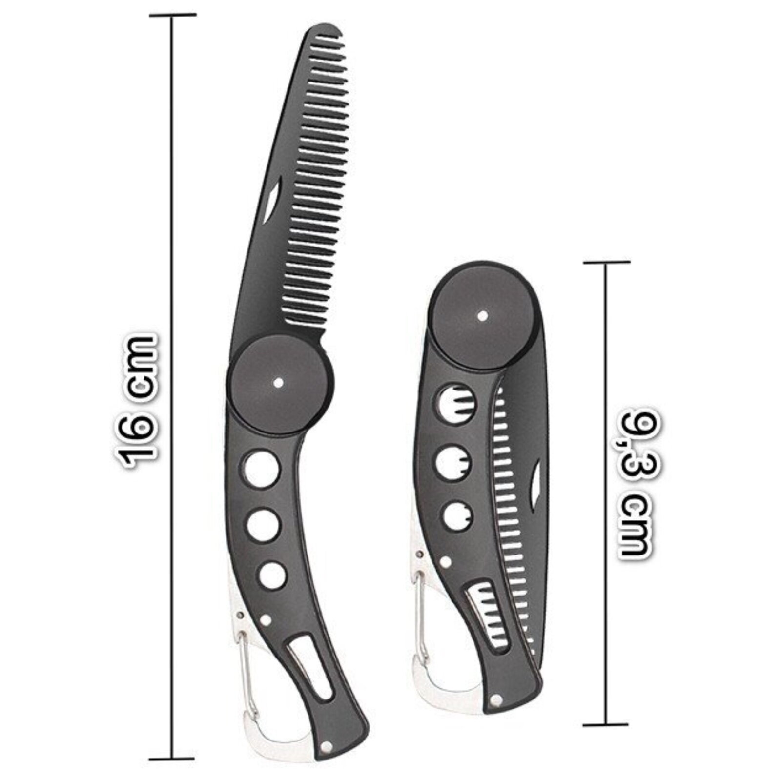 Skládací hřeben na vousy 329-10