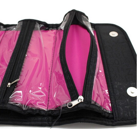 Taška na kosmetiku rolovací černá 407-10