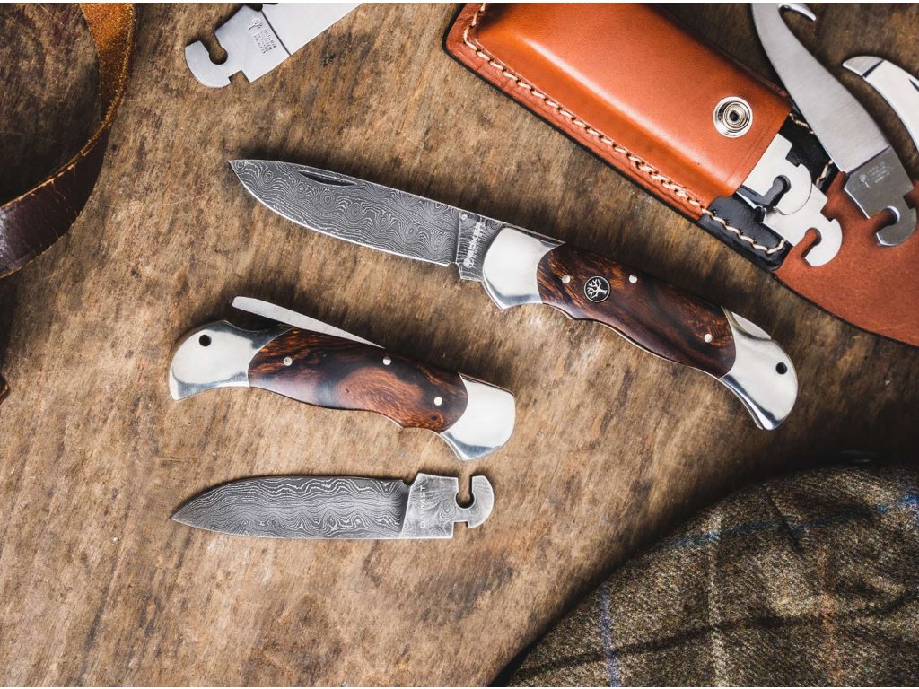 Kapesní nůž Optima Ironwood Damast