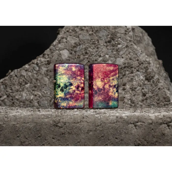 Benzínový zapalovač Zippo Galaxy Skull Design