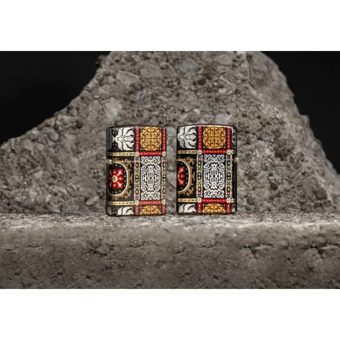 Benzínový zapalovač Zippo Tapestry Pattern Design