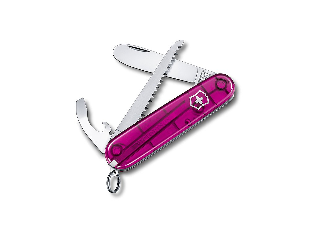 Kapesní nůž My First Victorinox růžová transparentní