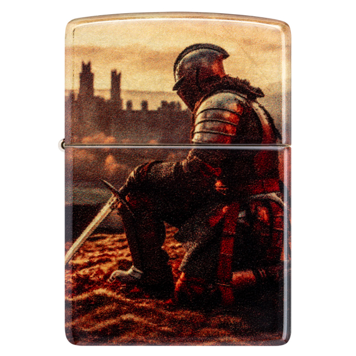 Benzínový zapalovač Zippo Knight Design