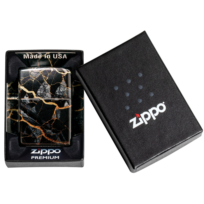 Benzínový zapalovač Zippo Fusion Marble Design